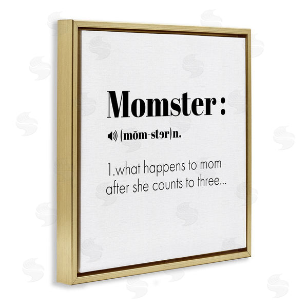 Stupell Industries Ziwei Li | Momster Definition Funny Family