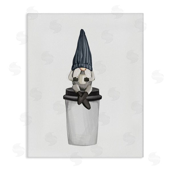 stupell industries Ziwei Li | Morning Coffee Cup Gnome Wall Art