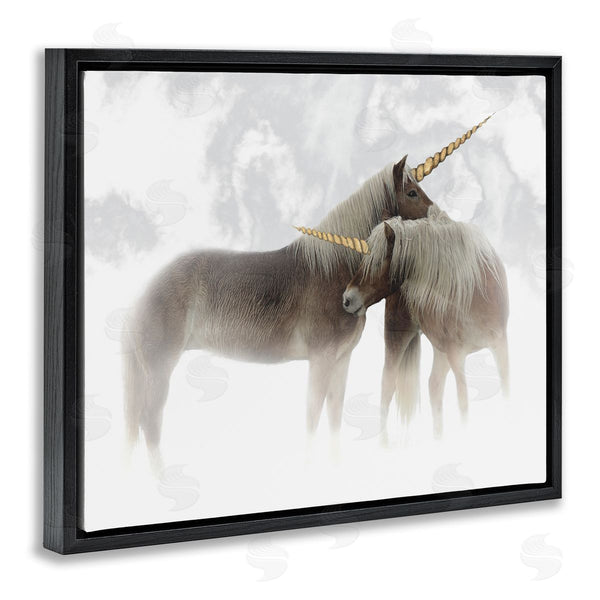 Stupell Industries Ziwei Li | Mystic Brown Unicorn Clouds