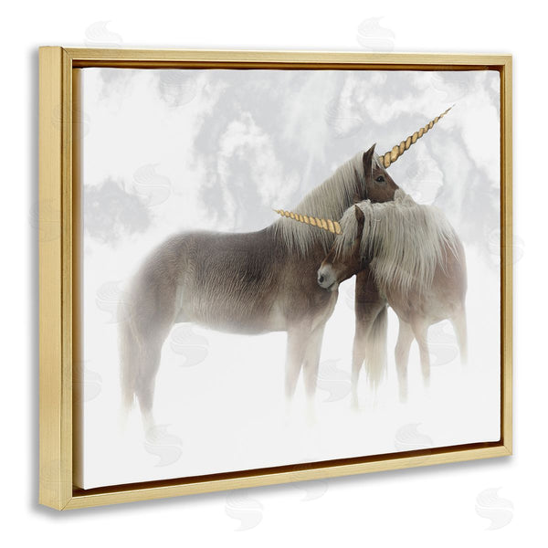 Stupell Industries Ziwei Li | Mystic Brown Unicorn Clouds