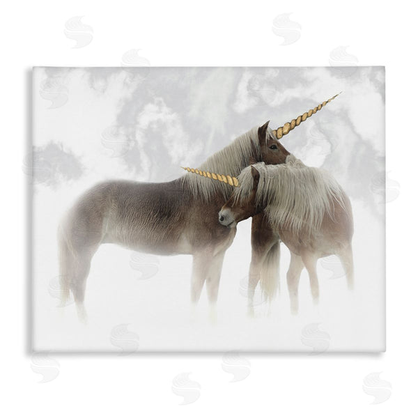 stupell industries Ziwei Li | Mystic Brown Unicorn Clouds