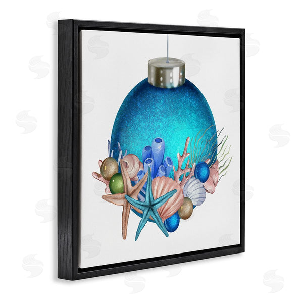 Stupell Industries Ziwei Li | Nautical Sea Life Holiday Ornament Wall Art
