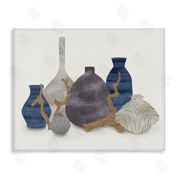 stupell industries Ziwei Li | Ornate Vase Still Life Leaning Driftwood Branches Wall Art