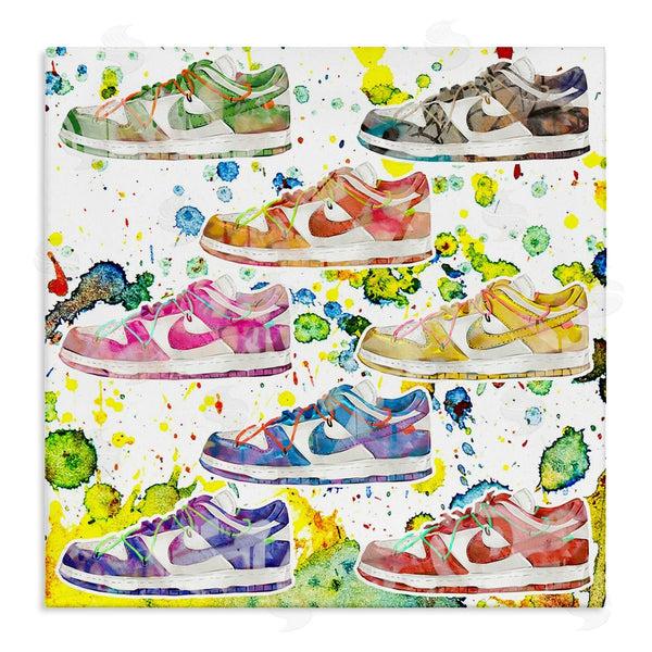 stupell industries Ziwei Li | Paint Splatter Sneakers