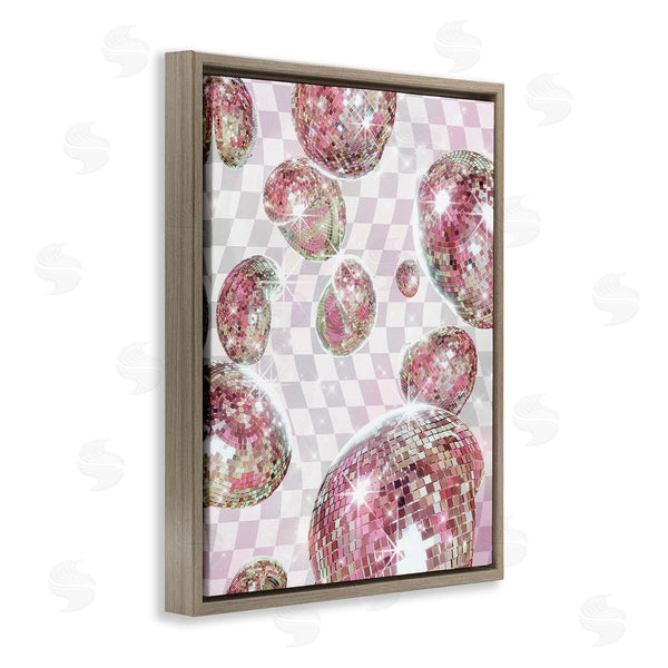 Stupell Industries Ziwei Li | Pastel Disco Ball Pattern Wall Art