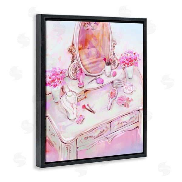 Stupell Industries Ziwei Li | Pastel Pink Vanity View