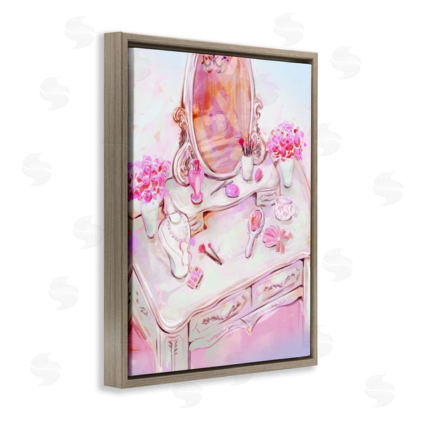 Stupell Industries Ziwei Li | Pastel Pink Vanity View