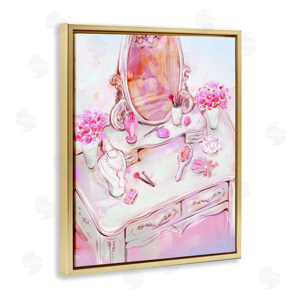 Stupell Industries Ziwei Li | Pastel Pink Vanity View