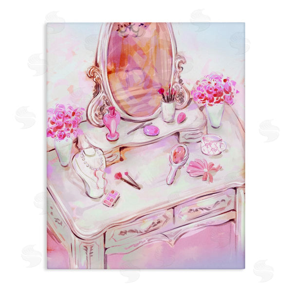 stupell industries Ziwei Li | Pastel Pink Vanity View