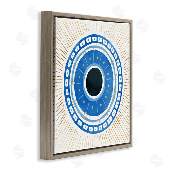 Stupell Industries Ziwei Li | Patterned Evil Eye Mati Symbol Wall Art