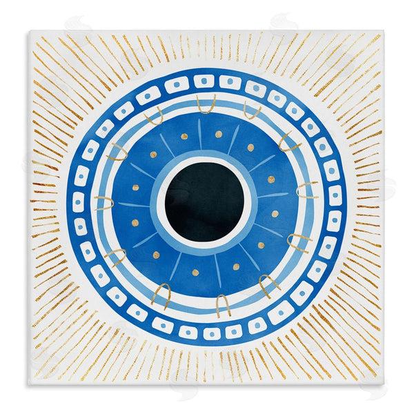 stupell industries Ziwei Li | Patterned Evil Eye Mati Symbol Wall Art