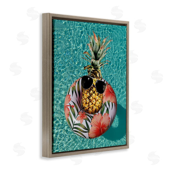 Stupell Industries Ziwei Li | Pineapple On Beach Tube Wall Art