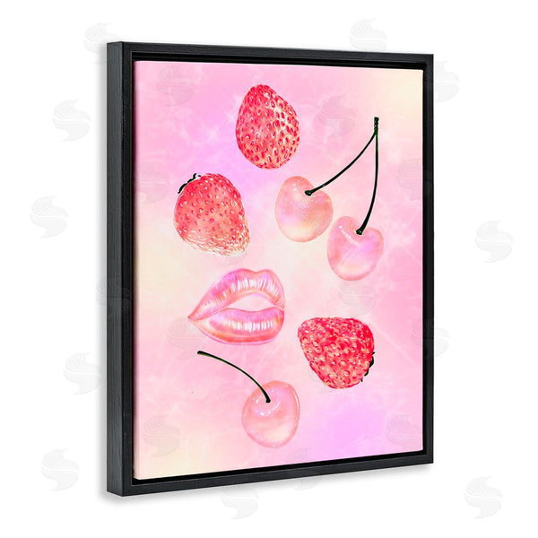 Stupell Industries Ziwei Li | Pink Fruits And Kisses Wall Art