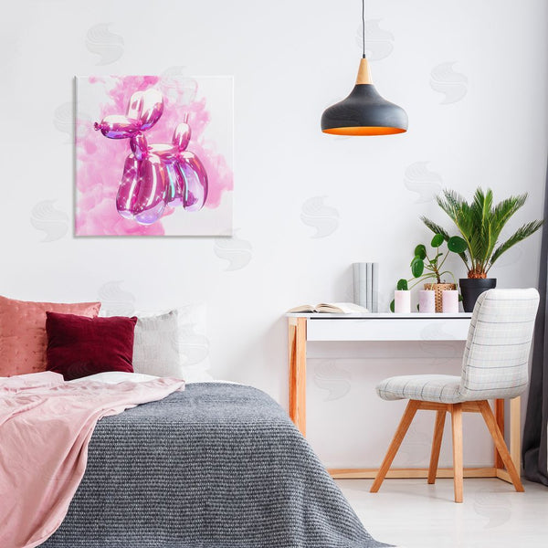 Stupell Industries Ziwei Li | Pink Glam Balloon Dog Wall Art
