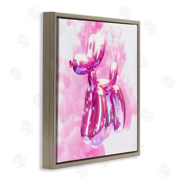 Stupell Industries Ziwei Li | Pink Glam Balloon Dog Wall Art