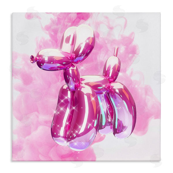 stupell industries Ziwei Li | Pink Glam Balloon Dog Wall Art