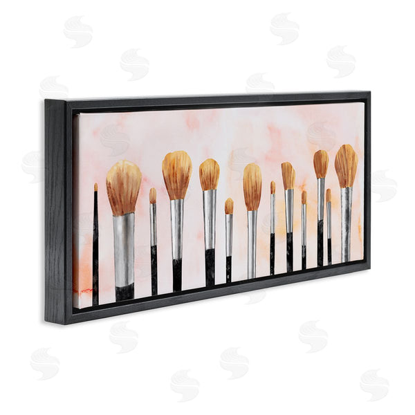 Stupell Industries Ziwei Li | Pink Makeup Brush Collection