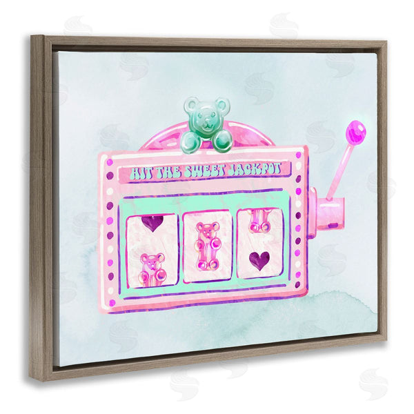 Stupell Industries Ziwei Li | Pink Pastel Slots Wall Art