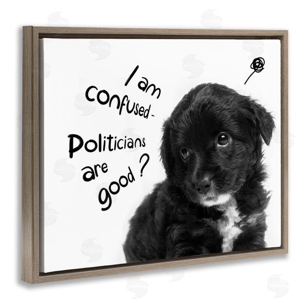 Stupell Industries Ziwei Li | Politicians Are Good Puppy