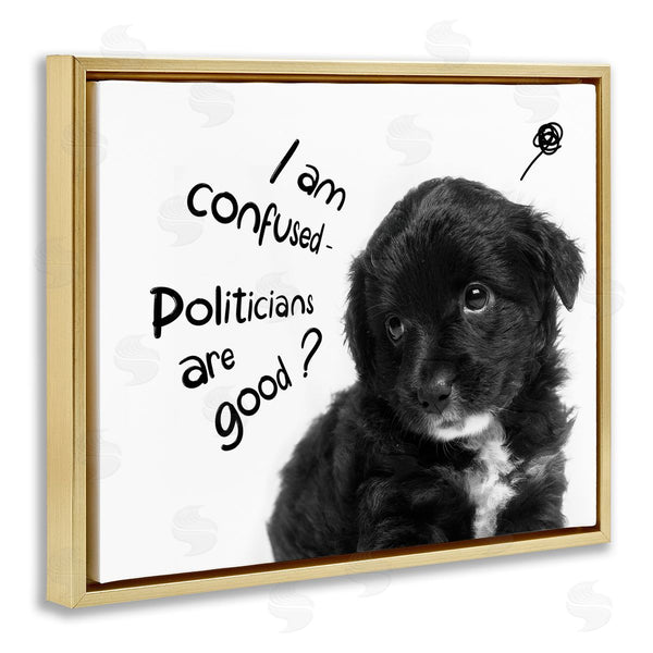 Stupell Industries Ziwei Li | Politicians Are Good Puppy