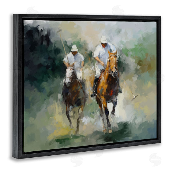 Stupell Industries Ziwei Li | Polo Players On Horses Wall Art