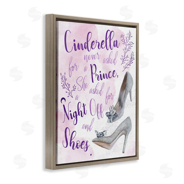 Stupell Industries Ziwei Li | Princess's Night Off Quote