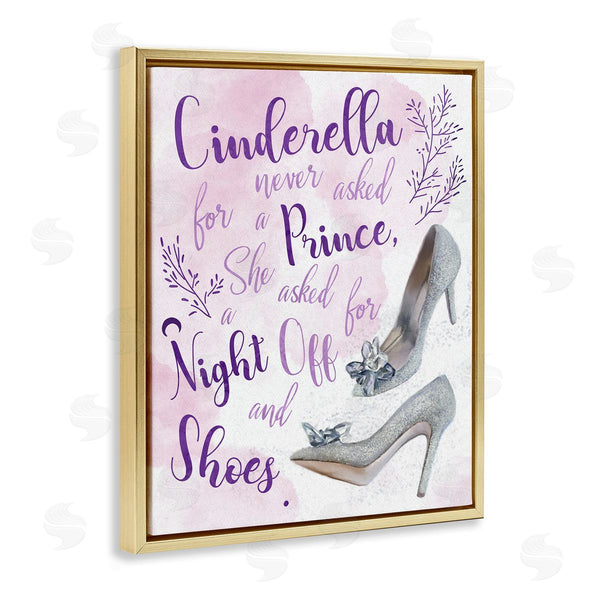 Stupell Industries Ziwei Li | Princess's Night Off Quote
