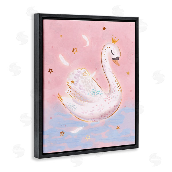 Stupell Industries Ziwei Li | Princess Swan In Purple Lake