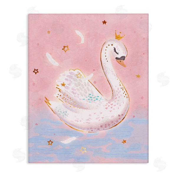 stupell industries Ziwei Li | Princess Swan in Purple Lake