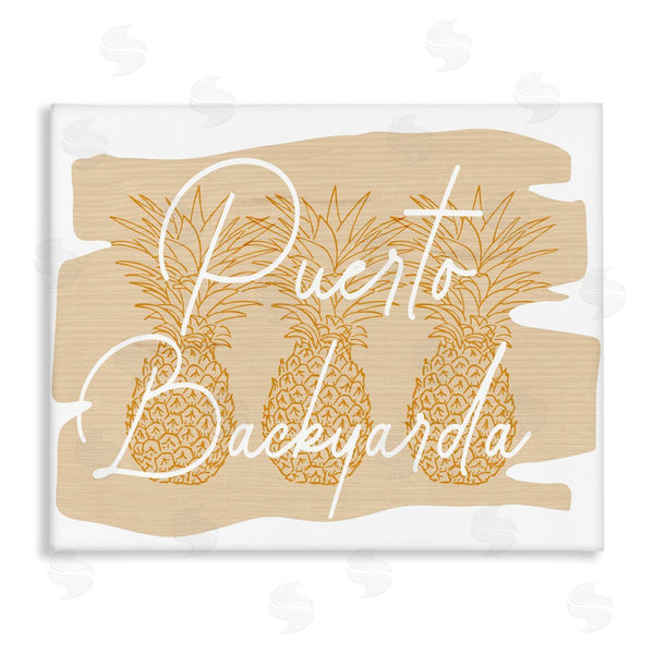 stupell industries Ziwei Li | Puerto Backyarda Phrase