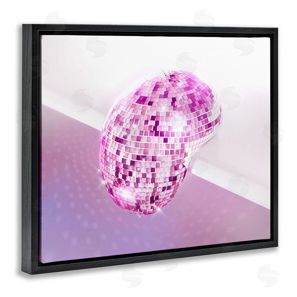 Stupell Industries Ziwei Li | Purple Melting Disco Ball Wall Art