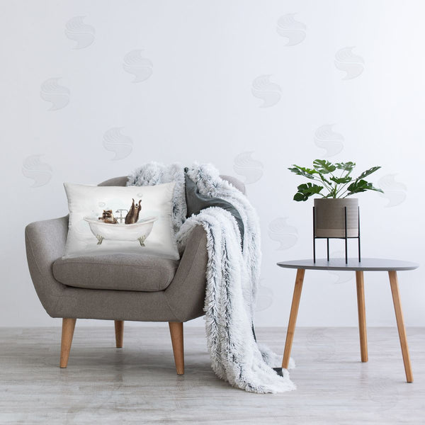 stupell industries Ziwei Li | Raccoons Catching Bubbles