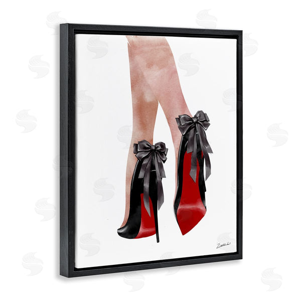 Stupell Industries Ziwei Li | Red Bottom Bow High Heels