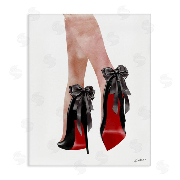 stupell industries Ziwei Li | Red Bottom Bow High Heels