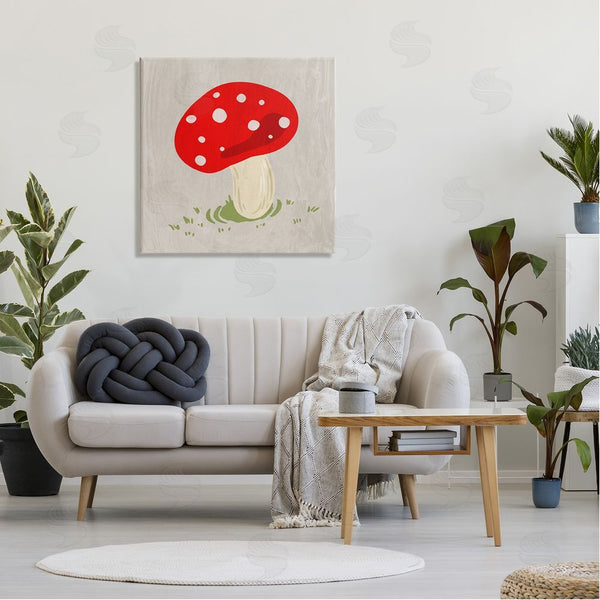 Stupell Industries Ziwei Li | Red Spotted Mushroom Wall Art