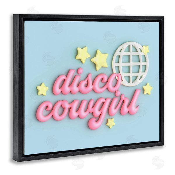 Stupell Industries Ziwei Li | Retro Disco Cowgirl Wall Art