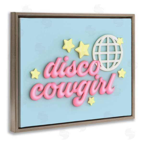 Stupell Industries Ziwei Li | Retro Disco Cowgirl Wall Art