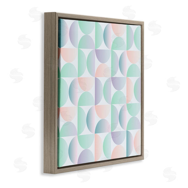 Stupell Industries Ziwei Li | Retro Pastel Shapes Pattern Wall Art