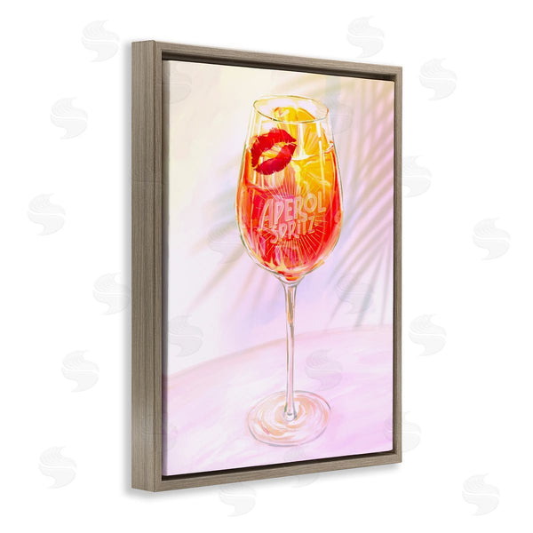 Stupell Industries Ziwei Li | Retro & Tropical Aperol Spritz