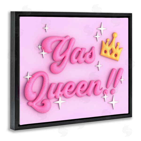 Stupell Industries Ziwei Li | Retro Yas Queen Wall Art