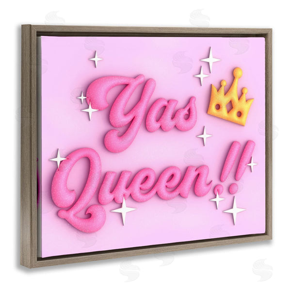 Stupell Industries Ziwei Li | Retro Yas Queen Wall Art