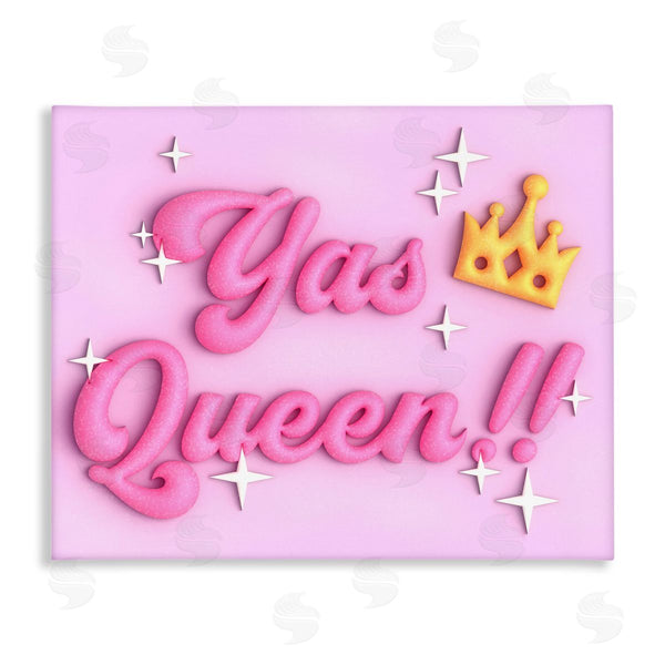 stupell industries Ziwei Li | Retro Yas Queen Wall Art