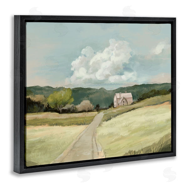 Stupell Industries Ziwei Li | Road Leading Home Countryside