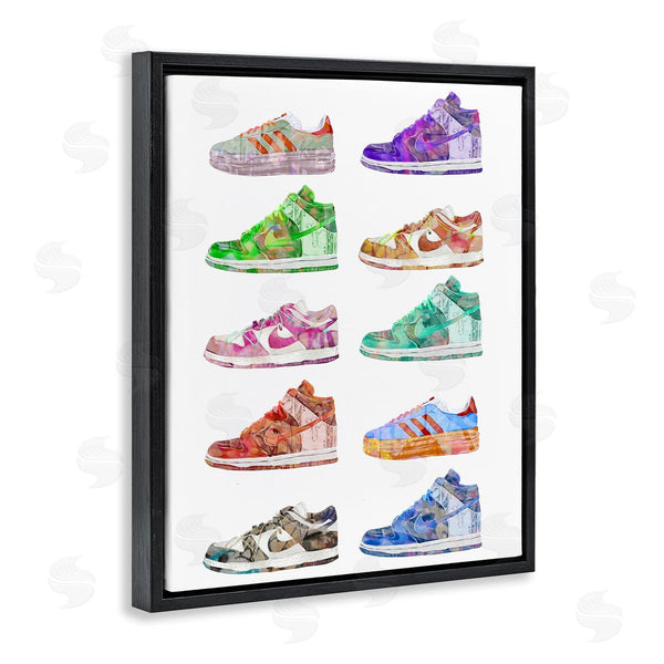 Stupell Industries Ziwei Li | Rows Of Chic Sneakers Wall Art