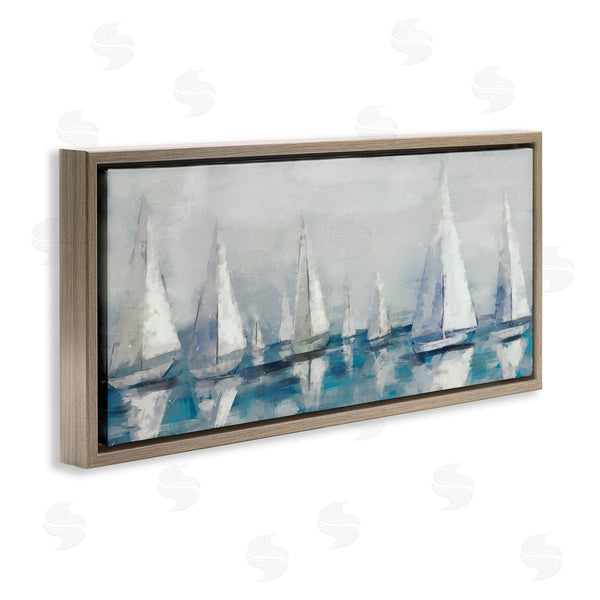 Stupell Industries Ziwei Li | Sailing Fleet Boats Wall Art