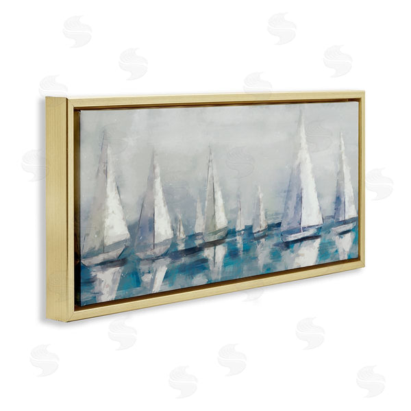 Stupell Industries Ziwei Li | Sailing Fleet Boats Wall Art