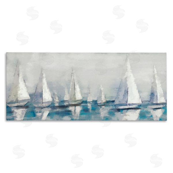 stupell industries Ziwei Li | Sailing Fleet Boats Wall Art