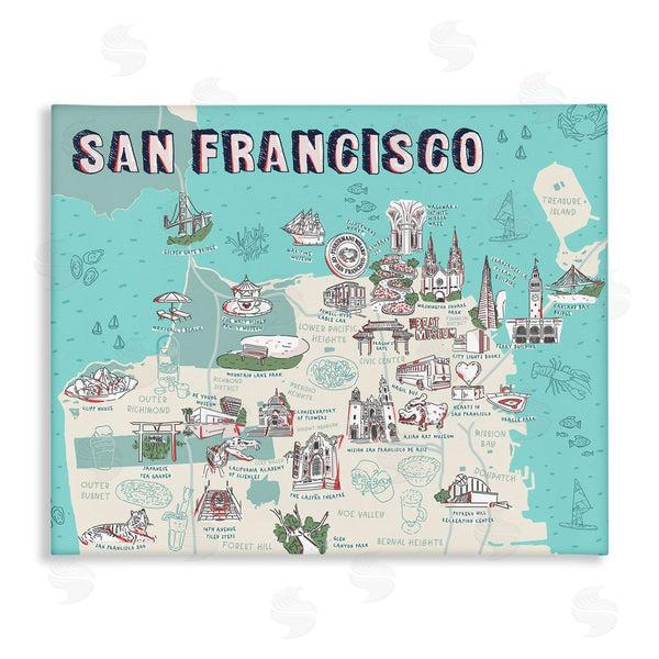 stupell industries Ziwei Li | San Francisco California Tourist Destinations