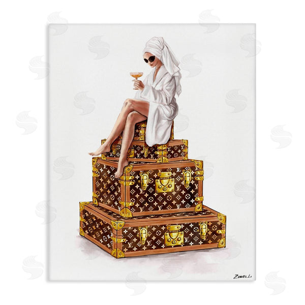 stupell industries Ziwei Li | Sipping Champagne in Luxury
