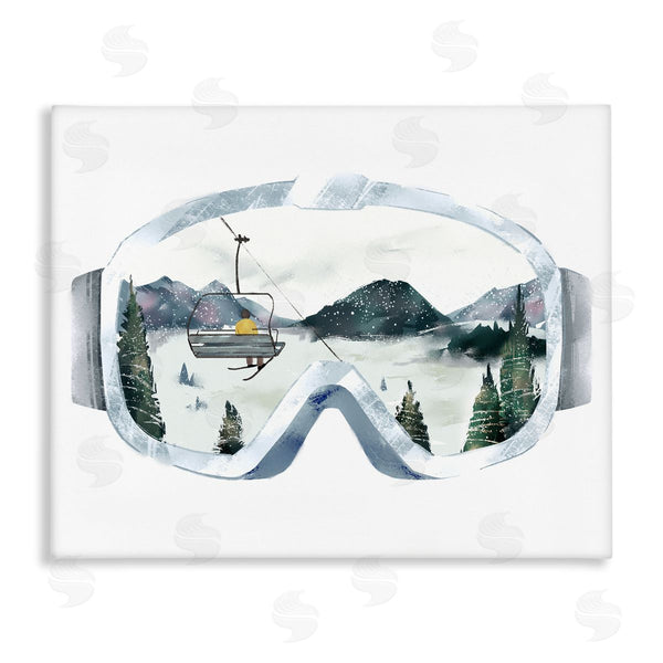 stupell industries Ziwei Li | Ski Mountain Reflection in Goggles Wall Art